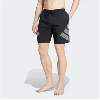 adidas Badeshorts Big Bars Black/White L
