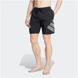 adidas Badeshorts Big Bars Black/White L