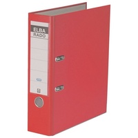 Elba Rado brillant Ordner 2-Ring, 80mm, rot