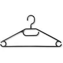 KESPER KESPER® Kleiderbügel Kleiderbügel, 10er-Set, Breite: 40 cm, Farbe: Schwarz, (1-tlg)