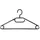 KESPER KESPER® Kleiderbügel Kleiderbügel, 10er-Set, Breite: 40 cm, Farbe: Schwarz, (1-tlg)