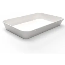 Waca 1406 Auslageschale Präsentationsschale 420 x 280 x 60 mm, weiß