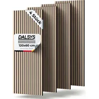 Dalsys Akustikpaneele Eiche hell 4 St. 120 x 60