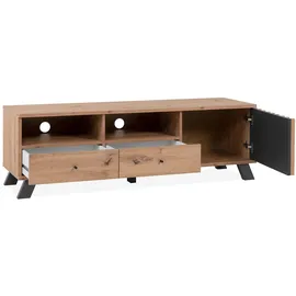 Finori Medan 56A TV-Board 138 x 44 x 40 cm Anthrazit/Holzwerkstoff