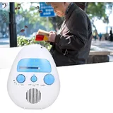 Duschradio, Tragbares Am/fm-duschradio Mit Haken, Wasserdichter Life-audio-lautsprecher, Badezimmer-duschradio, Einstellbare Lautstärke, Batterie Zur Stromversorgung Des Badezimmers Im Freien Und Im I