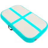 vidaXL Aufblasbare Gymnastikmatte mit Pumpe 60x100x10 cm PVC Grün