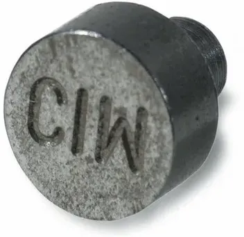 Gravuren für Plombenstempel jeder weitere Buchstabe