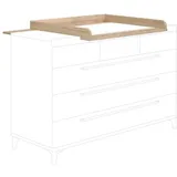 Paidi Wickelaufsatz Remo Holzoptik Eiche Bordeaux