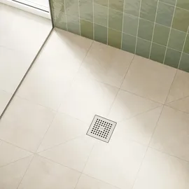 Hansgrohe RainDrain Point Punktablauf 100x100 Bodenablauf Edelstahl gebürstet