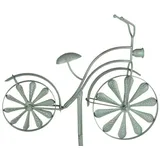 Buri Gartenstecker Fahrrad 0 x 0 cm Antik-Grün