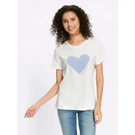 Heine T-Shirt in ecru, | Gr.: 42