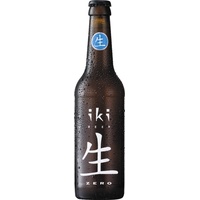 iKi Bio Bier Zero, mit grünem Tee und Ingwer, 0 % vol, obergäriges und alkoholfreies Craft-Bier, Einweg (1 x 330 ml)