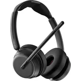 epos IMPACT 1061 ANC Stereo-Headset - UC-Version, Bluetooth (BTD 800a Adapter), BrainAdaptTM-Technologie, EPOS AITM, Adaptives Active Noise-Cancelling, inkl. Ladestation
