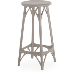Kartell A.I. Hocker light recyceltes Material - Grau