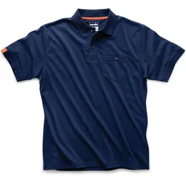 Scruffs & Tramps Scruffs Polohemd „Eco Worker“, marineblau L (T55468)