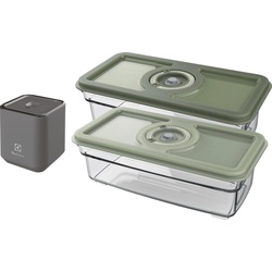 Electrolux Create 3 Vakuum Fresh Kit (Vakumierer), Vakuumiergerät, Grau, Grün, Transparent