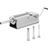 Royal Catering Wurstfüller horizontal Wurstfüllmaschine Wurstspritze Wurstpresse Edelstahl 5 L