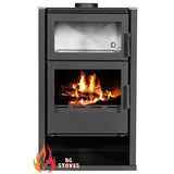 Modern EEK A Kaminofen mit Backofen MODENA F BImSchV Stufe 2 externer Luftzufuhr