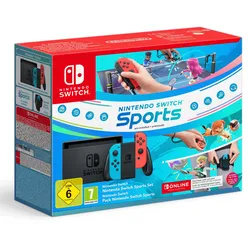 Nintendo Switch blau-rot inkl Switch Sports Set