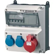 Mennekes Steckdosen-Kombination 920005 IP44 Blau 3 St.
