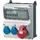 Mennekes Steckdosen-Kombination 920005 IP44 Blau 3 St.
