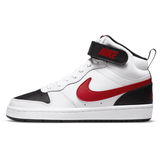 Nike Court Borough Mid 2 Teens White/Black/University Red 38,5