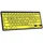 LogicKeyboard XL-Print Black on Yellow DE
