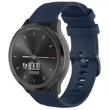 Sunicol Uhrenarmband 18/20/22mm Smartwatch-Armband, Silikon, Ersatzarmband, Universal, 6 Uhrenarmband Farben blau 22mm