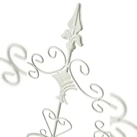 CLP Rankgitter Burgus 2er Set 60 x 30 cm Weiß