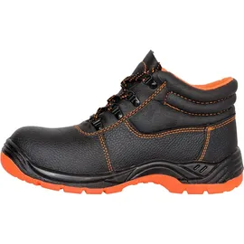 Urgent Arbeitsschuhe Sicherheitsschuhe Schutzschuhe Ankle OHNE Stahlkappe (101OB-OR) Gr. - Schwarz/Orange -