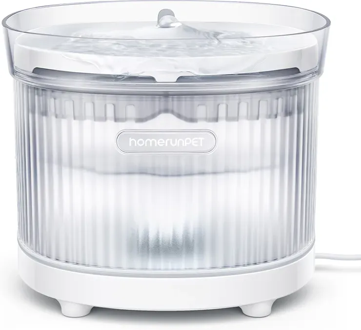 homerunPET Kabellose Pumpe – Haustier-Trinkbrunnen WF21, Katzenbrunnen, Indoor, Katzenauslauf, Katzennapf, Katzenzubehör, Katzentrinkspender