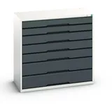bott verso Schubladenschrank, mit 7 Schubladen, BxTxH: 1050 x 550 x 1000 mm