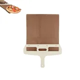 NAKUL Sliding Pizza Peel,Pizzaschieber Rollbar mit Griff,Verschiebbarer Pizzaschaufel mit Loch zum Aufhängen,Antihaftbeschichtet (1*pizzaschieber)