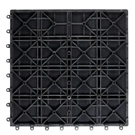 CASARIA WPC Fliesen 66er-Set Mosaik Anthrazit