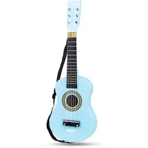 woet New Classic Toys - 10342 - Musikinstrument - Spielzeug Holzgitarre - Blau