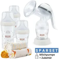 NUK Premium Still-Set Basic 7-tlg. - Handmilchpumpe