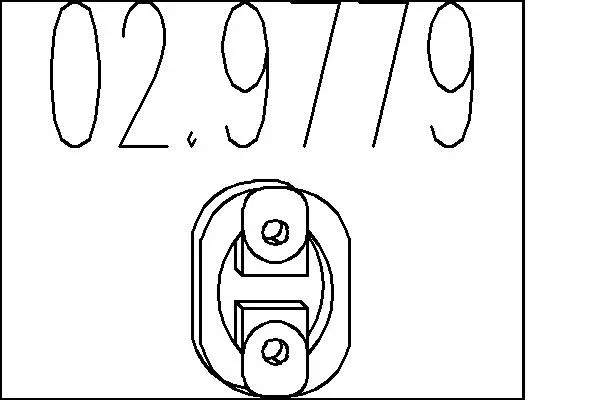 MTS Anschlagpuffer, Schalldämpfer 029779 für Opel Fiat