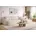 Ecksofa Stoff U-Form 3-Sitzer Beige