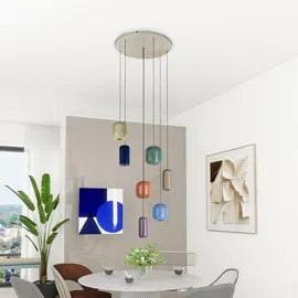 LUCANDE Narion 7 Cluster Pendelleuchte Multi