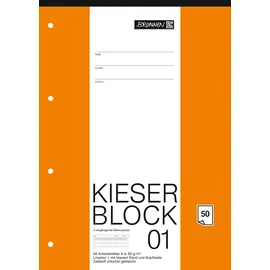 Brunnen Kieserblock A4 Lineatur 1 50 Blatt