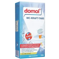 domol 16er-Pack WC-Kraft-Tabs »Power« weiß