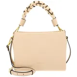 Coccinelle Umhängetasche Boheme Grana Double Crossbody Double Grainy Leather Betulla / Cognac