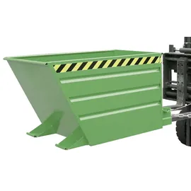 Bauer Kippbehälter Stahlblech 900 mm grau