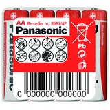 Panasonic 4 x Panasonic AA LR6 batteries 1.5V Mignon MN1500 Neu