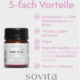 Sovita beauty Sovita Zink Plus Tabletten 150 St.