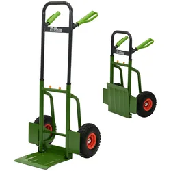 Sackkarre Stahl 200 kg 113 cm Höhe große klappbare Ladefläche 30x30 cm pannen...