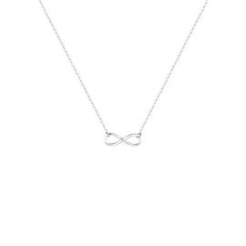 Elli DIAMONDS Halskette Infinity Pure Diamant 925 Silber weiß
