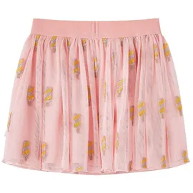 vidaXL - Kinderrock Mit Tüll Hellrosa 116