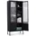 Coemo Vitrine Tokio 80 x 35 x 180 cm Schwarz