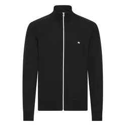 Strickjacke KRONSTADT "Trainingsjacke KSEmil", Herren, Gr. XXL, schwarz, Obermaterial: 100% Baumwolle CO., Strickjacken Strickjacke